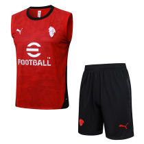 2026/27 AC Red Vest Training Jersey(A Set)