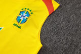 2026/27 Brazil Yellow Vest Training Jersey(A Set)