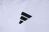 2026/27 RM White Zipper Jacket Tracksuit