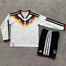 2026/27 Germany Home White  Kids Long Sleeve Soccer Jersey长袖童装