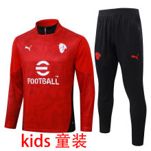 2026/27 AC Red Kids Sweater Tracksuit