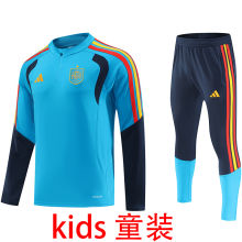 2026/27 Spain Blue Kids Sweater Tracksuit