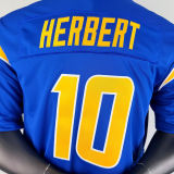 HERBERT #10 Men's Los Angeles Chargers NFL Jersey 闪电