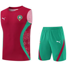 2026/27 Morocco Red Vest Training Jersey(A Set)