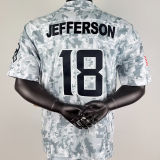 JEFFERSON #18 Men's Minnesota Vikings NFL Jersey 小马