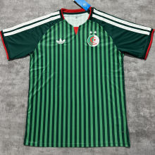 2026/27 Algeria Away Green Fans Soccer Jersey （Have 2 Star 有 2 星）