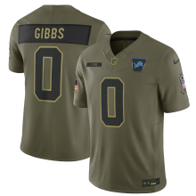 GIBBS #0 Men's Detroit Lions NFL Jersey 雄狮