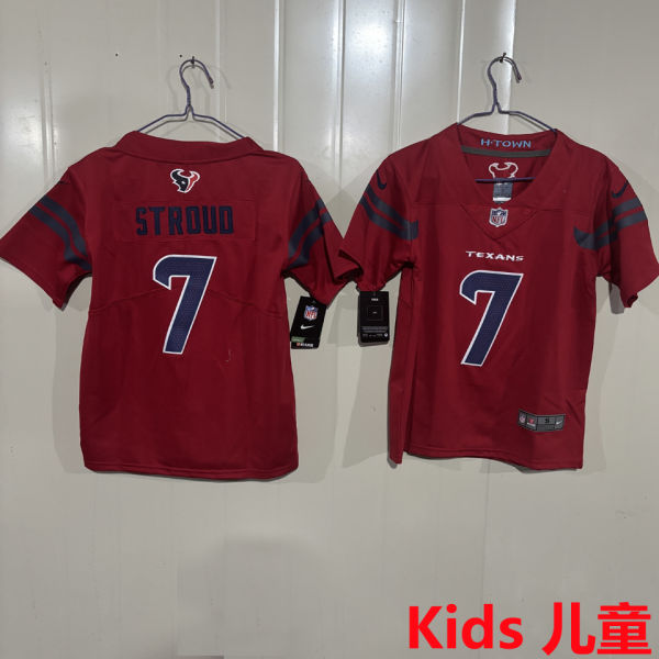 STROUD #7 Houston Texans Kids NFL Jersey 德州人