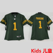 PARSONS #1 Green Bay Packers Kids NFL Jersey 包装工