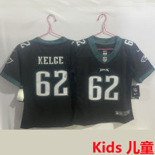 KELCE #62 Philadelphia Eagles Kids NFL Jersey 老鹰