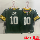 LOVE #10 Green Bay Packers Kids NFL Jersey 包装工
