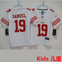 SAMUEL  #19 San Francisco 49ers Kids NFL Jersey 49人