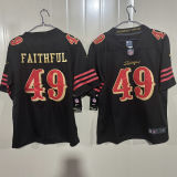 FAITHFUL #49 Men's San Francisco 49ers NFL Jersey  49人