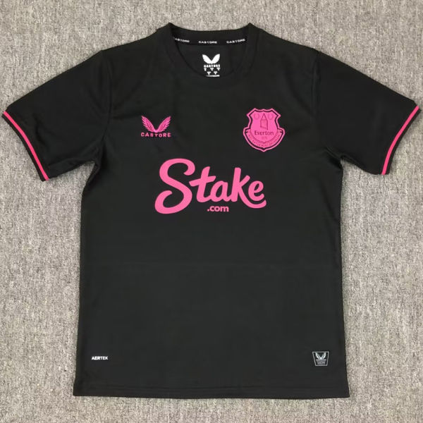2025/26 Everton 4Th Black Fans Soccer Jersey