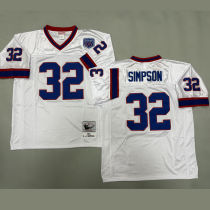 SIMPSON #32 Men's Buffalo Bills Retro NFL Jersey 布法罗比尔