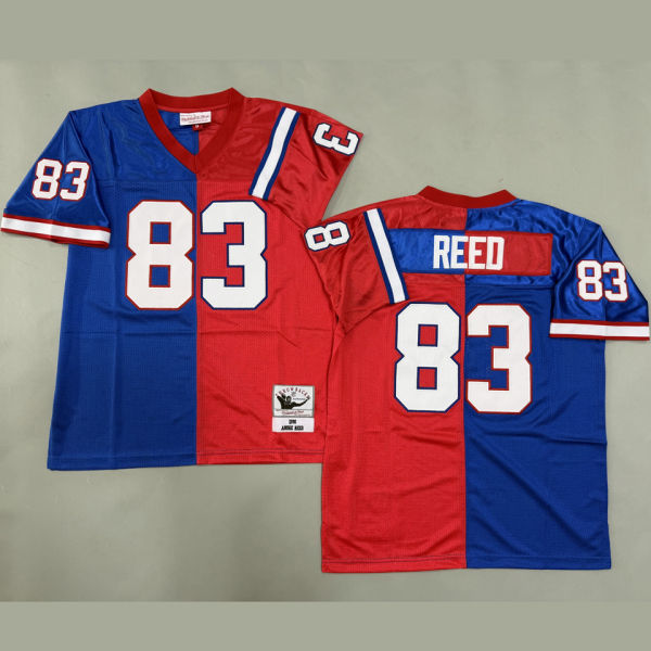 REED #83 Men's Buffalo Bills Retro NFL Jersey 布法罗比尔