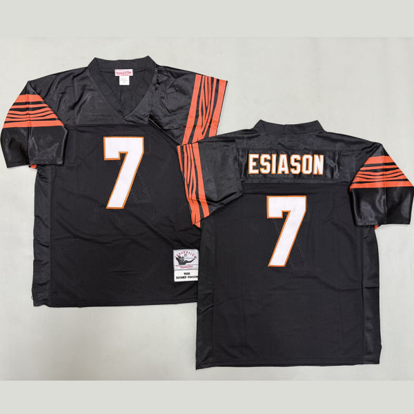 WOODSZ #7 Men's Cincinnati Bengals Retro NFL Jersey 猛虎