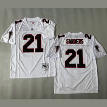 SANDERS #21 Men's Atlanta Falcons Retro NFL Jersey 猎鹰