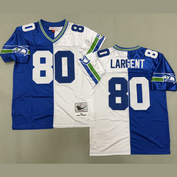 LARGENT #80 Seattle Seahawks Retro NFL Jersey 海鹰