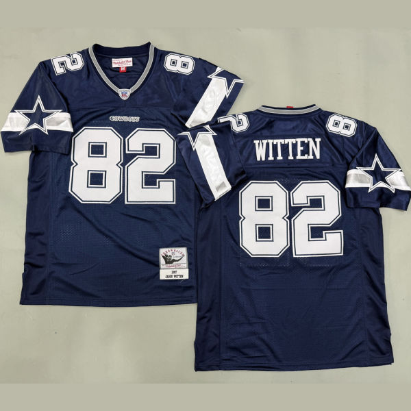 WITTEN #82 Men's Dallas Cowboys Retro NFL Jersey 牛仔