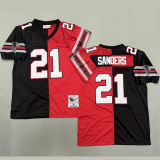 SANDERS #21 Men's Atlanta Falcons Retro NFL Jersey 猎鹰