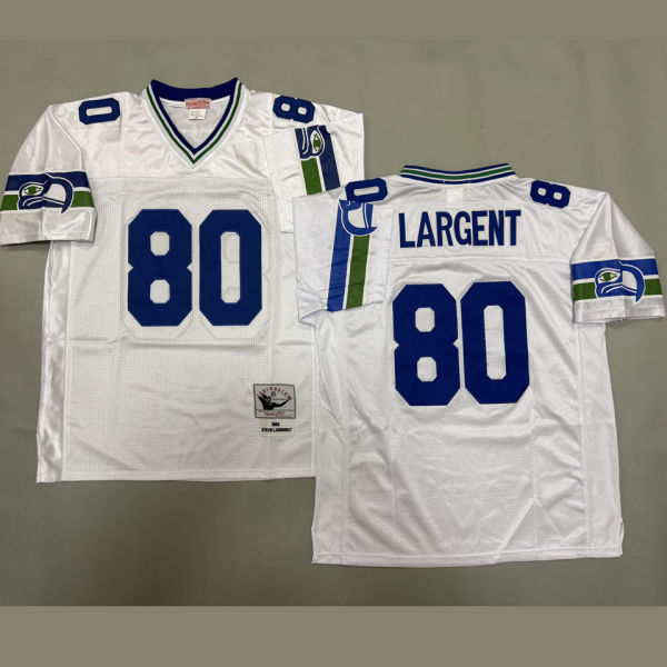 LARGENT #80 Seattle Seahawks Retro NFL Jersey 海鹰