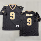 BREES #9 Men's New Orleans Saints Retro NFL Jersey 圣徒
