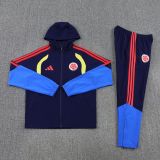 2026/27 Colombia Baby Blue Hoody Zipper Jacket