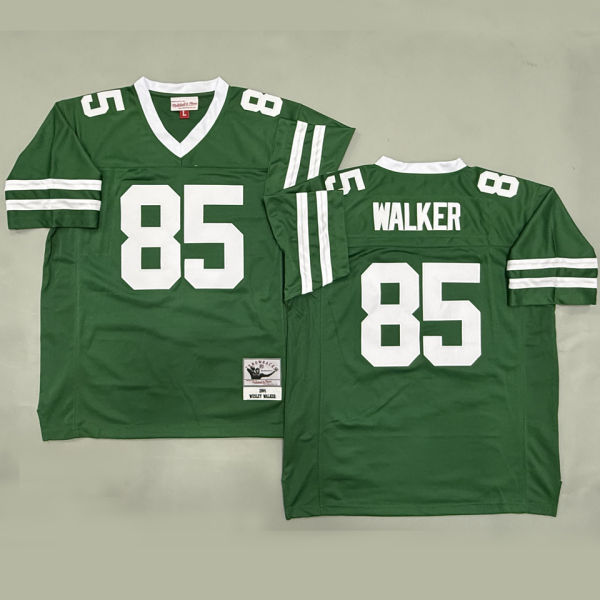 WALKER #85 Men's New York Jets Retro NFL Jersey喷气机