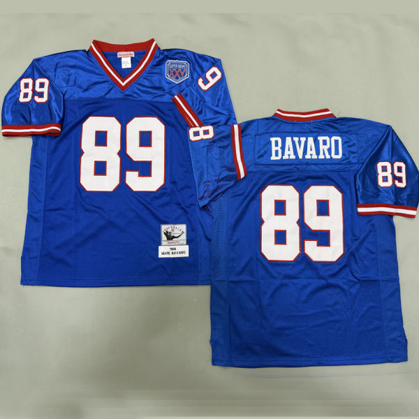 BAVARO #89 Men's New York Giants Retro NFL Jersey 巨人