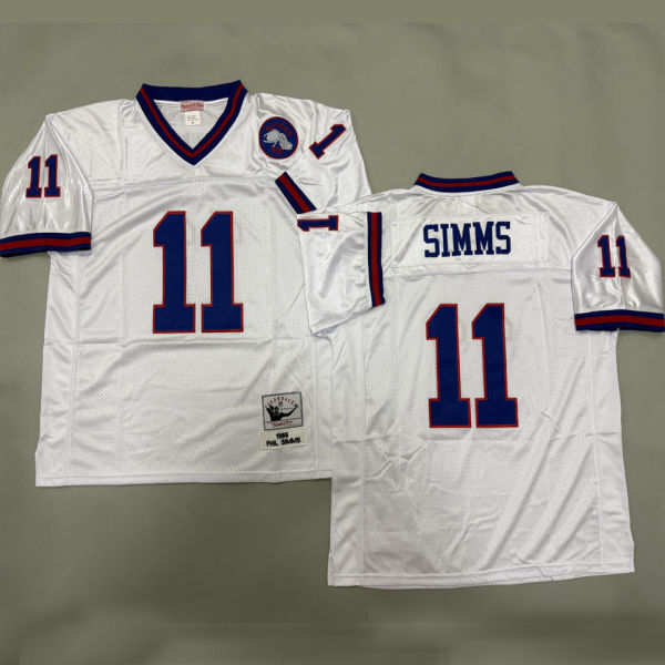 SIMMS #11 Men's New York Giants Retro NFL Jersey 巨人