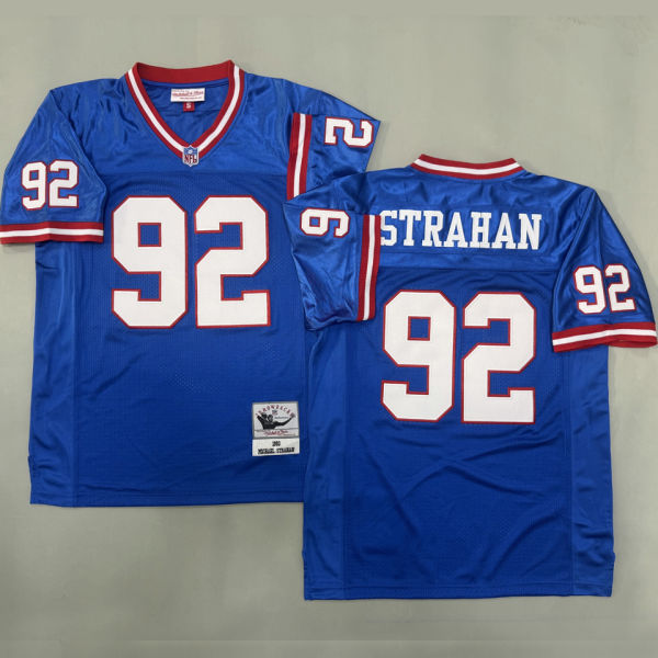 STRAHAN #92 Men's New York Giants Retro NFL Jersey 巨人