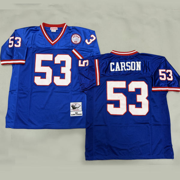 CARSON #53 Men's New York Giants Retro NFL Jersey 巨人