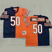 SINGLETARY #50 Men's Chicago Bears Retro NFL Jersey 熊队