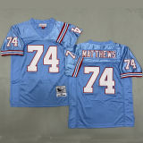 MATTHEWS #74 Men's Tennessee Titans Retro NFL Jersey 泰坦
