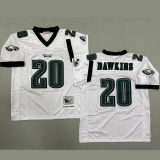 DAWKINS #20 Men's Philadelphia Eagles Retro NFL Jersey 老鹰