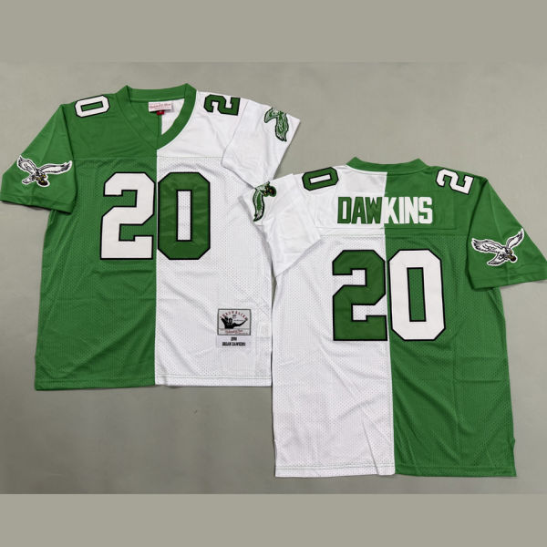 DAWKINS #20 Men's Philadelphia Eagles Retro NFL Jersey 老鹰