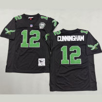 CUNNINGHAM #12 Men's Philadelphia Eagles Retro NFL Jersey 老鹰