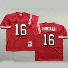 MONTANA #16 Men's San Francisco 49ers Retro NFL Jersey 49人