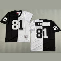 T.BROWN #81 Men's Las Vegas Raiders Retro NFL Jersey 突袭者