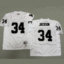 JACKSON #34 Men's Las Vegas Raiders Retro NFL Jersey 突袭者