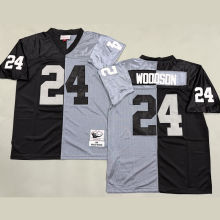 WOODSON #24 Men's Las Vegas Raiders Retro NFL Jersey 突袭者