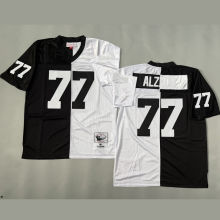 ALZADO #77 Men's Las Vegas Raiders Retro NFL Jersey 突袭者