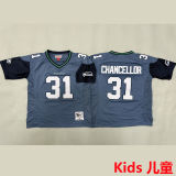 CHANCELLOR #31 Seattle Seahawks Retro Kids NFL Jersey 海鹰