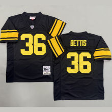 BETTIS #36 Men's Pittsburgh Steelers Retro NFL Jersey 钢人