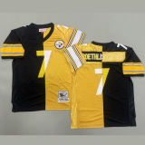 ROETHLISBERGER #7 Men's Pittsburgh Steelers Retro NFL Jersey 钢人