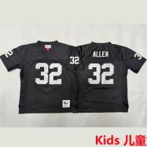 ALLEN #32 Las Vegas Raiders Retro Kids NFL Jersey 突袭者