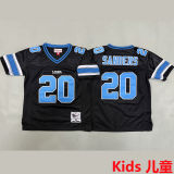SANDERS #20 Detroit Lions Retro Kids NFL Jersey 雄狮