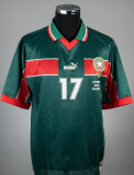 1998 Morocco Green Retro Soccer Jersey