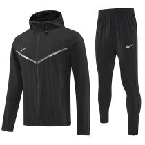 2026/27 NK~ Black Hoody Zipper Jacket